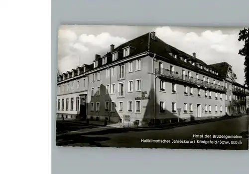 Koenigsfeld Schwarzwald Hotel der Bruedergemeine / Koenigsfeld im Schwarzwald /Schwarzwald-Baar-Kreis LKR