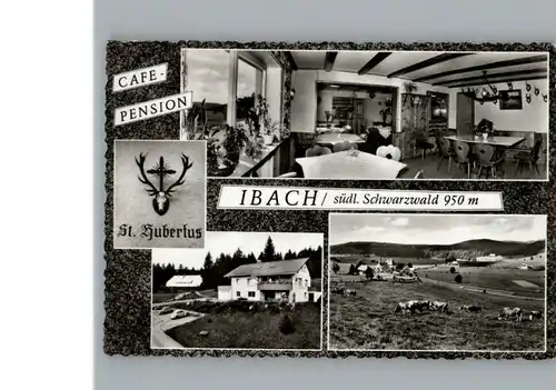 Ibach St Blasien Cafe, Pension St. Hubertus /  /
