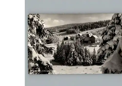 Altglashuetten Winter-Karte, Gasthof Blei / Feldberg (Schwarzwald) /Breisgau-Hochschwarzwald LKR