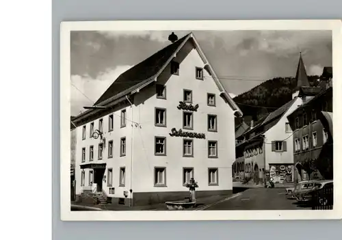 Zell Wiesental Hotel Schwanen / Zell im Wiesental /Loerrach LKR