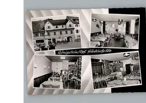 Koenigstein Oberpfalz Gasthof und Cafe Post  / Koenigstein /Amberg-Sulzbach LKR