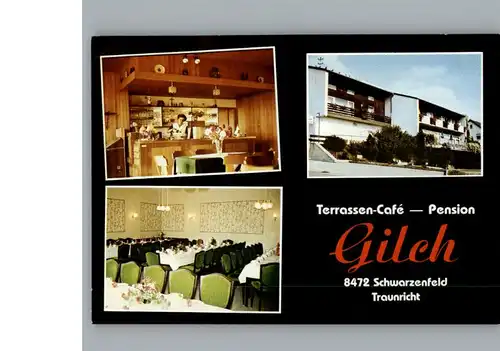 Schwarzenfeld Oberpfalz Terrassen Cafe Pension Gilch / Schwarzenfeld /Schwandorf LKR