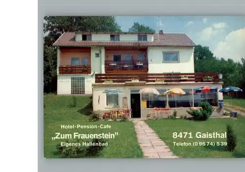 Gaisthal Oberpfalz Hotel Pension Cafe zum Frauenstein  / Schoensee /Schwandorf LKR