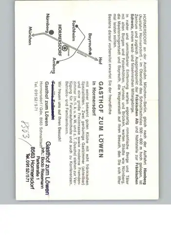 Hormersdorf Mittelfranken Gasthof Zum Loewen / Schnaittach /Nuernberger Land LKR