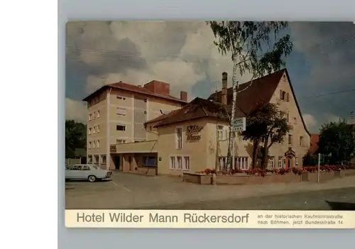 Rueckersdorf Mittelfranken Hotel Wilder Mann / Rueckersdorf /Nuernberger Land LKR