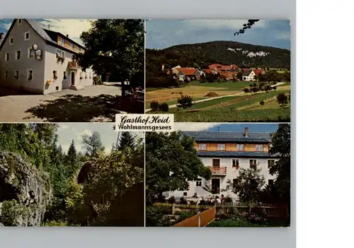 Wohlmannsgesees Gasthof Heid / Wiesenttal /Forchheim LKR