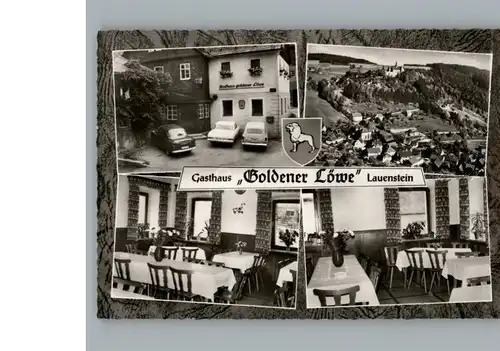 Lauenstein Oberfranken Gasthaus Goldener Loewe / Ludwigsstadt /Kronach LKR