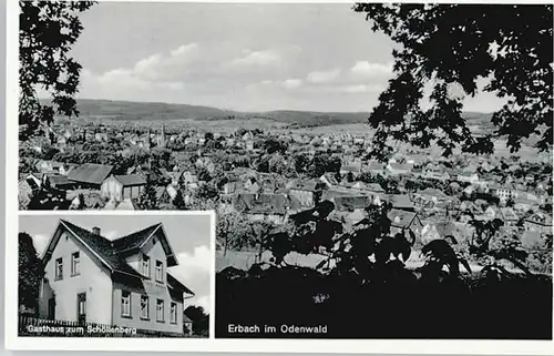 Erbach Odenwald Gasthaus Pension Zum Schoellenberg / Erbach /Odenwaldkreis LKR