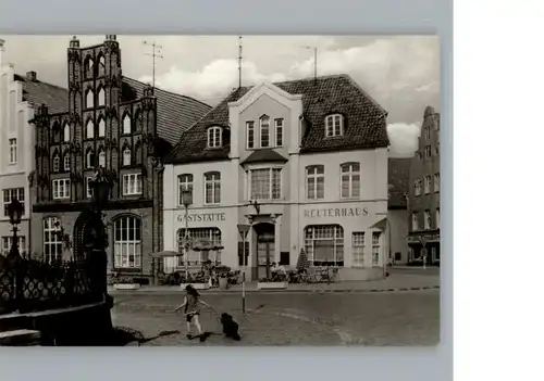 Wismar Mecklenburg Gaststaette Reuterhaus / Wismar /Wismar Stadtkreis