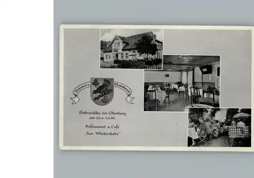 Hahnenklee-Bockswiese Harz Restaurant - Cafe Zur Wiederkehr / Goslar /Goslar LKR