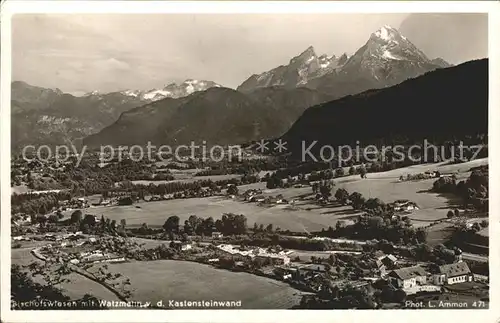 Bischofswiesen Watzmann Kastensteinwand Kat. Bischofswiesen