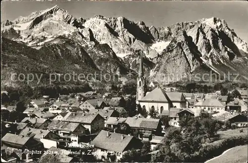 Partenkirchen Albspitze Hoellental Zugspitze / Garmisch-Partenkirchen /Garmisch-Partenkirchen LKR