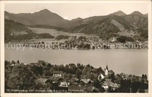 Tegernsee Sued Kampen Fockenstein Kat. Tegernsee