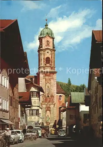 Mittenwald Bayern Obermarkt Kat. Mittenwald