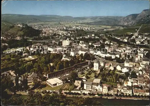 Bad Muenster Stein Ebernburg Fliegeraufnahme / Bad Muenster am Stein-Ebernburg /Bad Kreuznach LKR