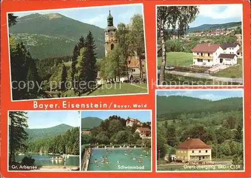 Eisenstein Zelezna Ruda Bayer. Schwimmbad Grenzuebergang BRD / Zelezna Ruda /Klatovy