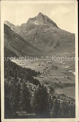 Galtuer Tirol Gesamtansicht Kat. Galtuer