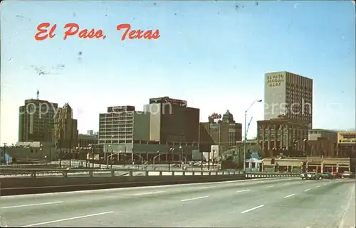 El Paso Texas mit El Paso National Bank Kat. El Paso