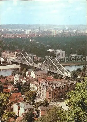 Dresden Teilansicht mit Bruecke Kat. Dresden