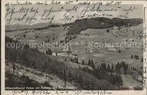 Falkau Gesamtansicht Kat. Feldberg (Schwarzwald)