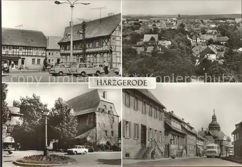 Harzgerode Schloss u.Oberstrasse Kat. Harzgerode