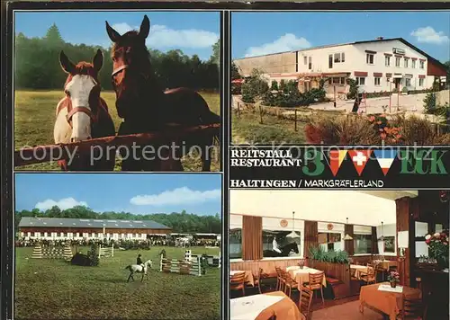 Haltingen Reitstall Restaurant Kat. Weil am Rhein