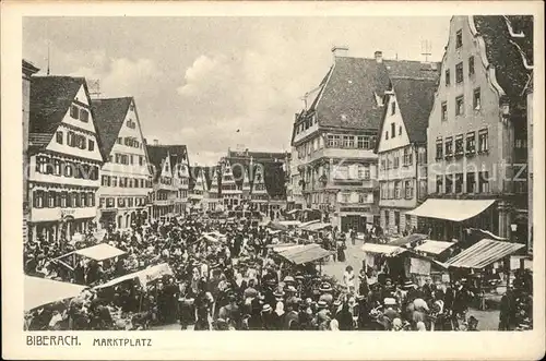 Biberach Riss Marktplatz / Biberach an der Riss /Biberach LKR