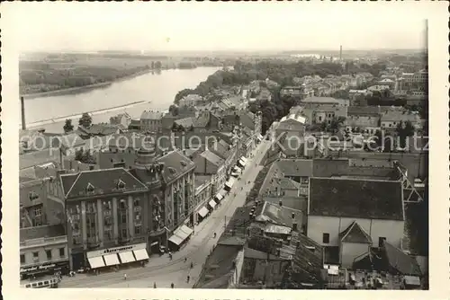 Osijek Croatia Panorama Fliegeraufnahme Kat. Osijek