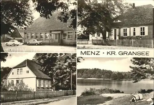 Menz Gransee See Roofensee Gaststaette  Kat. Stechlin