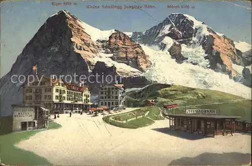 Eiger Grindelwald Kleine Scheidegg Jungfrau Bahn Kat. Eiger