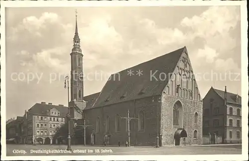 Goerlitz Sachsen Dreifaltigkeitskirche 13. Jahrhundert erbaut / Goerlitz /Goerlitz LKR