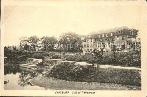 Duisburg Ruhr Solbad Raffelberg / Duisburg /Duisburg Stadtkreis