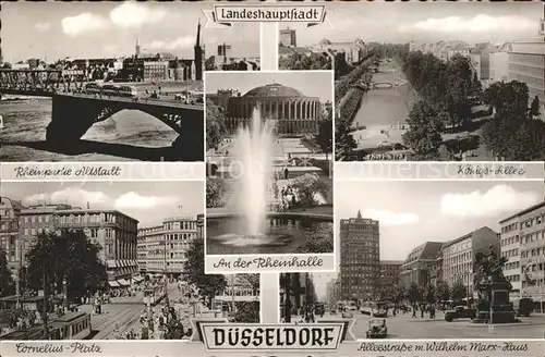 Duesseldorf Alleestr. Wilhelm Marx Haus Koenigsallee Rheinpartie Kat. Duesseldorf