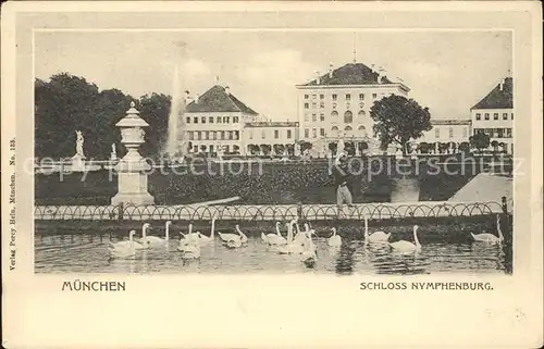 Muenchen Schloss Nymphenburg Kat. Muenchen