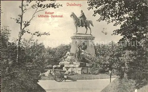 Duisburg Ruhr Kaiser Wilhelm Denkmal / Duisburg /Duisburg Stadtkreis