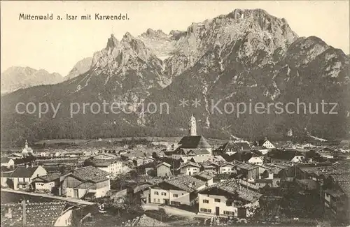 Mittenwald Karwendel Tirol Isar Kat. Schwaz