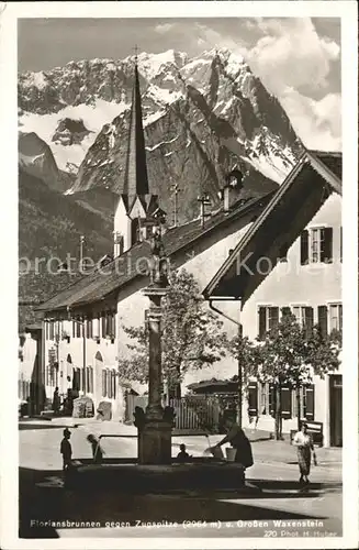 Zugspitze Grossen Waxenstein Kat. Garmisch Partenkirchen