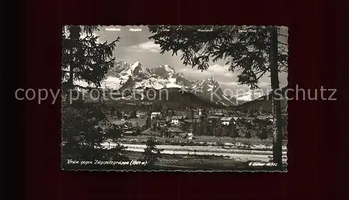 Zugspitze Krun Zugspitzgruppe Kat. Garmisch Partenkirchen