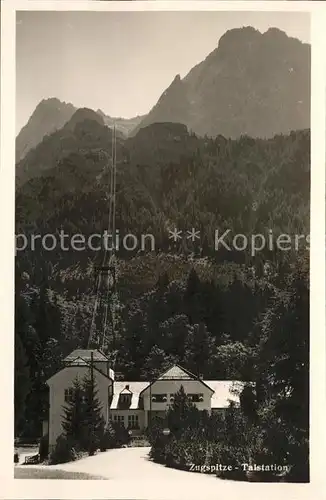 Zugspitze Talstation Kat. Garmisch Partenkirchen
