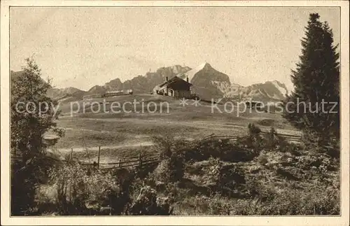 Garmisch Partenkirchen Almwirtschaft Eckbauern Kat. Garmisch Partenkirchen