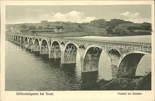 Soest Arnsberg Moehnetalsperre Viadukt Delecke / Soest /Soest LKR
