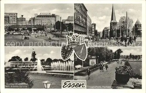 Essen Ruhr Wappen Kettwigerstr. Farbenterrassen Kat. Essen