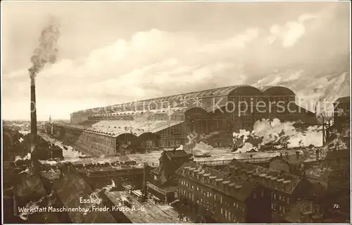 Essen Ruhr Werkstatt Machinenbau Friedr. Krupp A. G. Kat. Essen