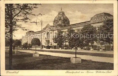 Duesseldorf Kunstpalast Kaiser Wilhelm Park Kat. Duesseldorf