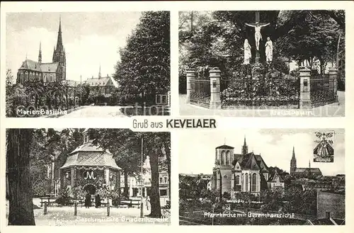 Kevelaer Pfarrkirche Kreuzbaum Marien Basilika Kat. Kevelaer