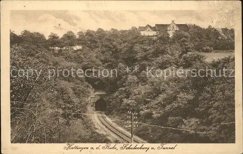 Hattingen Ruhr Schulenburg Tunnel / Hattingen /Ennepe-Ruhr-Kreis LKR