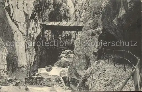 Garmisch Partenkirchen Hoellenthalklamm Kat. Garmisch Partenkirchen