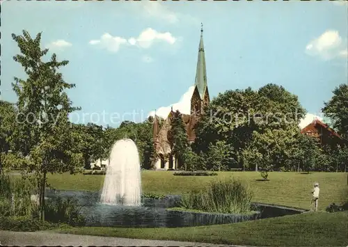 Holzwickede Evgl. Kirche Park Kat. Holzwickede