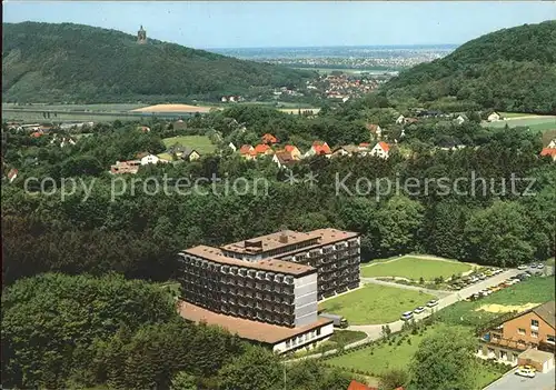 Porta Westfalica Fliegeraufnahme Sanatorium Kat. Porta Westfalica