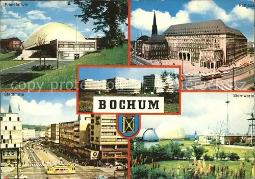 Bochum Sternwarte Strassenbahn Planetarium Kat. Bochum